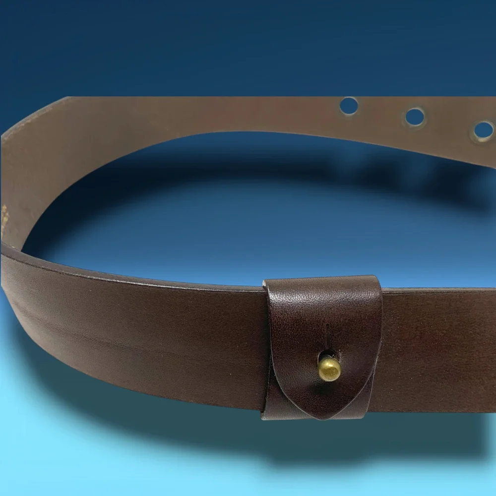 Vintage Neiman Marcus x Sally Gissing London Sz 34 Brown Leather Utility Belt